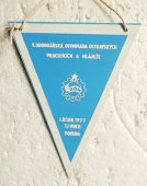 Zobrazit detail zboží: V.Odborářská Olympiáda Ostravských pracujících a mládeže MěOŘ Ostrava 1.Říjen 1977  TJ BOKD Poruba (RETRO Sportovní)