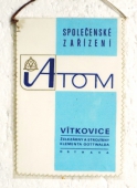 Zobrazit detail zboží: ATOM Společenské zařízení Vítkovice Železárny a Strojírny Klementa Gottwalda Ostrava-Vítkovice ,Czechoslovakia (RETRO Podnikové)