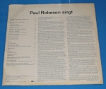 Robeson : Paul Robeson - Singt