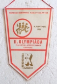 Zobrazit detail zboží: ŽDB - Železárny a drátovny Bohumín / II.Olympiáda pracujících a učňovské mládeže Karvinska 1981 OOR v Karviné, X.Všeodborový Sjezd ROH (Provozy, politika)