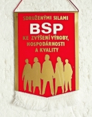 Zobrazit detail zboží: Sdruženými silami BSP ke zvýšení výroby hospodárnosti a kvality / Třinecké Železárny VŘSR (RETRO Politické)