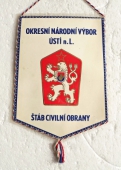 CIVILNÍ OBRANA ČSSR  Nedílná součást obrany vlasti  / Okresní národní Výbor Ústí n.L.  Štáb Civilní Obrany