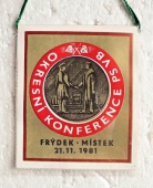 30 let Pomocná Stráž VB 1952 - 1982 / Okresní konference PS VB Frýdek-Místek 21.11.1981