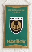 Zobrazit detail zboží: OKR - Důl Dukla Havířov, nositel Řád práce (RETRO Hornické)