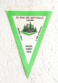 Zobrazit detail zboží: Dětský Tábor  Rudá Záře v Eši u Pacova ZV- ROH Důl Gottwald Libušín 1973 (RETRO Politické)