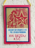 Zobrazit detail zboží: Všechny síly strany a lidu pro splnění programu XVI. Sjezdu KSČ / Podniková konference KSČ Podnik Socialistické práce Třinecké železárny VŘSR Třinec 1983 (RETRO Třinecké železárny)