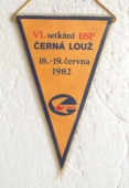 Zobrazit detail zboží: VI. Setkání BSP Černá Louž 18. - 19. 1982 ČS. Spoje / PSDK Ústí nad Labem ZV ROH (RETRO Politické)