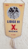 Zobrazit detail zboží: X. ročník cyklisitického závodu Lidice 81 Kladno 1971 - 1981 / Vzpomínáme 39. výročí vyhlazení Lidic ČSSR 1942 - 1981 (RETRO Sportovní)