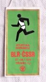 Atletika dorostu TJ Třinec  BLR - ČSSR 27. - 28. 7. 1974