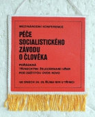 Zobrazit detail zboží: Mezinárodní Konference - Péče Socialistického závodu o člověka  24-25.10.1974 (RETRO Politické)