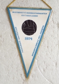 Zobrazit detail zboží: Mistrovství neregistrovaných , Pohárová soutěž ČSSR  Mužstev TSM ZV ROH v kopané  Ústí nad Labem 1974 (RETRO Sportovní)
