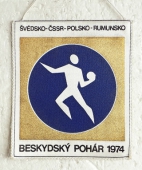 Zobrazit detail zboží: Mezinárodní turnaj Beskydský Pohár, Švédsko-ČSSR-Polsko-Rumunsko, házená 1974 (RETRO Sportovní)