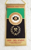 Zobrazit detail zboží: Hornické práci čest ! OKR - Důl STAŘÍČ národní podnik ve Staříči, okres Frýdek-Místek (RETRO Hornické)