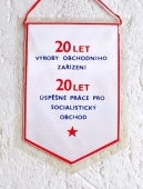 Zobrazit detail zboží: 20 let Úspěšné práce pro Socialistický Obchod / OZ Praha oz Toužim 1960 - 1980 (RETRO Politické)