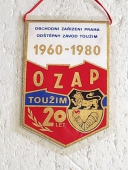 20 let Úspěšné práce pro Socialistický Obchod / OZ Praha oz Toužim 1960 - 1980