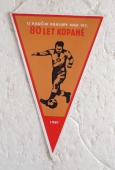 Zobrazit detail zboží: 80 let. kopané TJ KAUČUK Kralupy nad Vlt. 1981 (RETRO Sportovní)