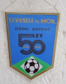 Zobrazit detail zboží: 50 let.  TJ Veselí n. Mor. oddíl kopané , 1928 - 1978 (RETRO Sportovní)