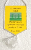 Tj Vítkovice fotbal - Otevření první vyhřívané travnaté plochy v ČSSR srpen 1988