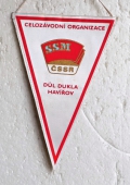 Zobrazit detail zboží: Celozávodní Organizace SSM ČSSR Důl DUKLA Havířov / X. Pochod Družba OKR DUKLA (RETRO Politické)
