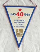 VPÚ Ostrava Společně proti požárům / 40 let Veřejného Požárního Útvaru v Ostravě 1945 - 1985