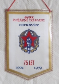Zobrazit detail zboží: 75 let. Svaz Požární Ochrany Ostravice 1904 - 1979 / JZD Frýdlant n/O (RETRO SNB+ČSLA+PO+OSH)