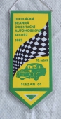 Zobrazit detail zboží: Textilácká Branná Orientační Automobilová Soutěž 10. ročník SLEZAN 01 1983 / SLEZAN Frýdek-Místek výrobce bavlněných tkanin pro techn. účely (RETRO Doprava)