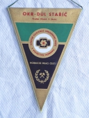 ATHOS XI. ročník Automobilová turistická soutěž 1981, AMK Svazarmu ČSR OKR-Důl Staříč k.p. Frýdek-Místek 9 Staříč / OKR-Důl Staříč Hornické práci čest