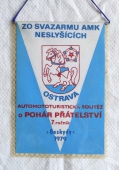 Zobrazit detail zboží: Automototuristická Soutěž o Pohár Přátelství 7. ročník Beskydy  1979, AMK Neslyšících Ostrava (RETRO Doprava)
