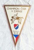 Zobrazit detail zboží: Vzorný Oddíl I. Stupně ČSTV -  Champion v zápase TJ BANÍK Ostrava OKD, 1970,72,73,74,75,76,77,79,1980 (RETRO Sportovní)