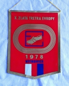 Zobrazit detail zboží: X. Zlatá  Tretra Evropy Vítkovice 1978 (RETRO Sportovní)