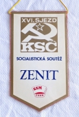 Zobrazit detail zboží: ZENIT SSM ČSSR Socialistická Soutěž, XVI. Sjezd KSČ / Správa Sídlišť koncernový podnik Ostrava (RETRO Politické)