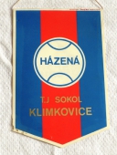 Zobrazit detail zboží: T.J. SOKOL Klimkovice házená / Sport Turist Czechoslovakia (RETRO Sportovní)