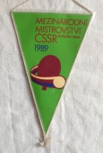 Zobrazit detail zboží: Mezinárodní Mistrovství ČSSR ve stolním tenise 1989 / 160 let Vítkovice Železárny a Strojírny Klementa Gottwalda 1828 (RETRO Sportovní)