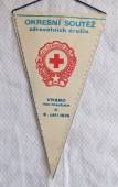 Zobrazit detail zboží: ČS. Červený Kříž Okresní soutěž zdravotních družin Vrbno pod Pradědem 9.9.1976 / Kovohutě Břidličná podnik 30. výročí osvobození ČSSR Sovětskou Armádou (RETRO Ostatní)