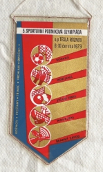 Zobrazit detail zboží: 5. Sportovní Podniková Olympiáda n.p. TESLA Rožnov 9-10.června 1979, kopaná, branný závod.../ 30 let úspěšné práce v elektrotechnice TESLA ROŽNOV nositel Řádu práce 1949-1979 (RETRO Sportovní)