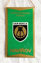 Zobrazit detail zboží: OKR - DUKLA Havířov, nositel Řádu práce (RETRO Hornické)
