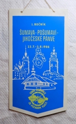 Zobrazit detail zboží: I. Ročník Šumava-Pošumaví-Jihočeské Pánve 23.7.-3.8.1986, SOKOL Ostravice Za poznáním vlasti (RETRO Sportovní)