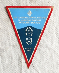 Zobrazit detail zboží: OT TJ OSTROJ Frýdlant n.O. X Jubilejní ročník Frýdlantská 100., 4-5.10.1975 (RETRO Sportovní)