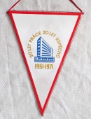 Zobrazit detail zboží: 20 let práce, 20 let úspěchů BYTOSTAV-OSTRAVA,  1951 - 1971 / nositel Řádu práce (RETRO Podnikové)