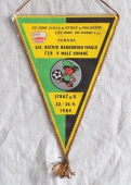 Zobrazit detail zboží: ZO SSM CHÚ k.p.Stráž p. Ralskem CZV SSM UD Hanr k.p. XIX. ročník Národního finále ČSSR v malé kopané 1989 / Československý uranový průmysl Chemická Úpravna Stráž pod Ralskem 1989 (RETRO Sportovní)