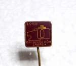 Zobrazit detail zboží: Ostatní : 10 let Obchodní dům Zábřeh 1958 (odznak-podnikove)