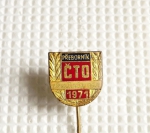 Zobrazit detail zboží: Sport : Přeborník ČTO Západočeského Kraje 1971 (Odznaky Retro)