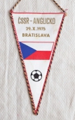 ČSSR - ENGLAND ,29 th october 1975 Bratislava /  ČSSR-Anglicko 29.X.1975 fotbal