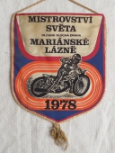 Zobrazit detail zboží: Mistrovství Světa  Dlouhá Plochá dráha Mariánské Lázně 1978  / FIM , Motokov, JAWA (RETRO Doprava)