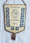 Zobrazit detail zboží: TJ SONP KLADNO 1974,  kopaná, hokej.... (RETRO Sportovní)