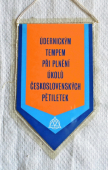 Zobrazit detail zboží: Údernickým tempem při plnění úkolů Československých pětiletek  /  100 let Rouroven VŽSKG 1883 - 1983 (RETRO Politické)