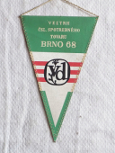 Zobrazit detail zboží: Veľtrh Čsl. Spotrebného Tovaru  BRNO 68  /  Športvýroba Bardejov (RETRO Ostatní)