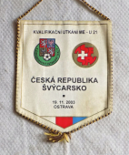 Zobrazit detail zboží: Kvalifikační utkání ME - U 21 ,Česká Republika - Švýcarsko 19.11.2003 Ostrava (RETRO Sportovní)