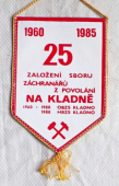 Báňská Záchranná Služba , HBZS Kladno , Kamenouhelné Doly-Koncern Kladno  /  25 let založení Sboru Záchranářů z povolání na Kladně 1960-1980 OBZS Kladno, 1980 HBZS Kladno
