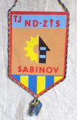 Zobrazit detail zboží: TJ ND-ZŤS Sabinov / Závody Ťažkého strojárenstva n.p. Košice závod Sabinov (RETRO Sportovní)